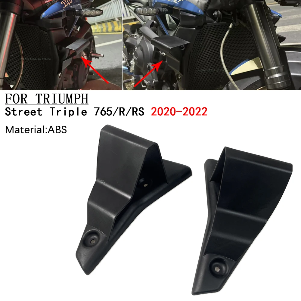 

Для Triumph Street Triple 765/R/RS 2020-2022 мотоциклетный спойлер, боковой обтекатель, аэродинамическое крылышко с фиксированным крылом