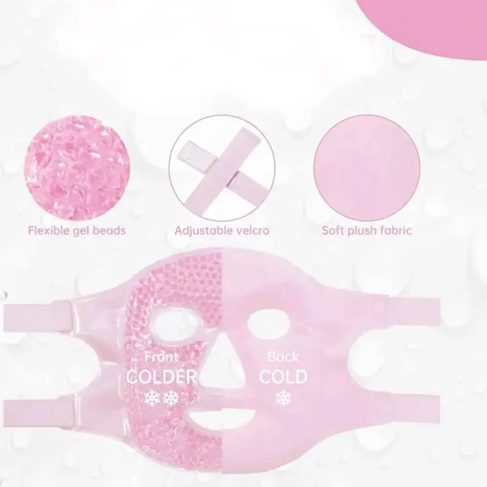 1pc 풀 페이스 마사지 얼음 압축은 반복적으로 사용할 수 있습니다.