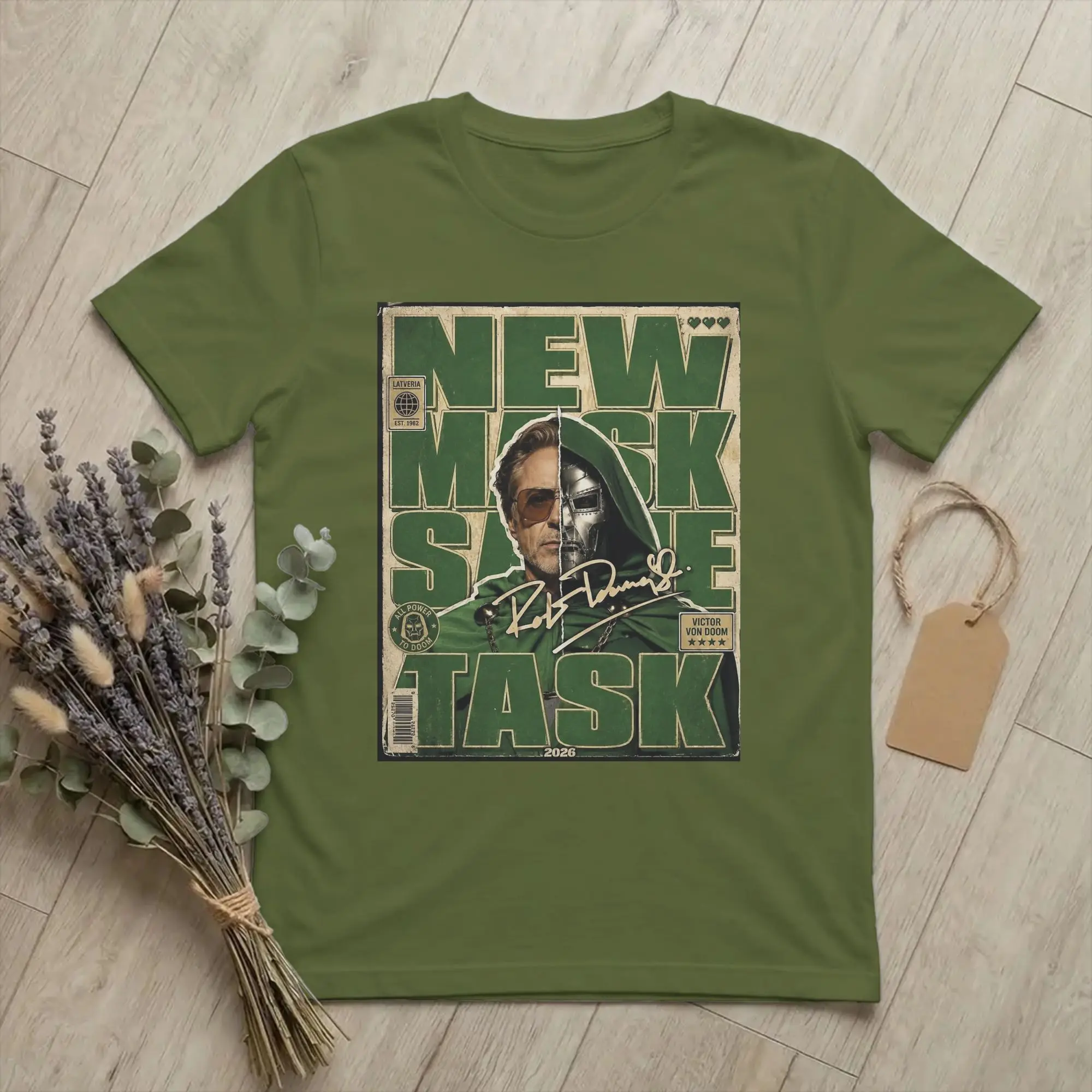 Dr Dooms Sovereign of Latveria T-Shirt for Men Women Pure Cotton Tees Round Neck Short Sleeve T Shirts Gift Idea Clothing