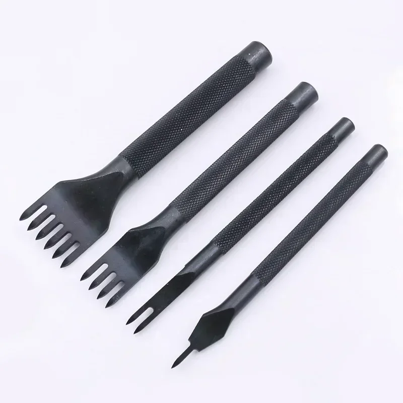 Punching DIY Leather Tools Leather Punching Diamond Cut 3/4/5/6mm Leather Carving Hand Sewing Threading Diamond Hole Tool