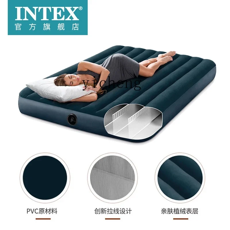 C-9 Inflatable Mattress Household Double Air Mattress Bed Single Heightened Thickened Portable Inflatable Folding Bed