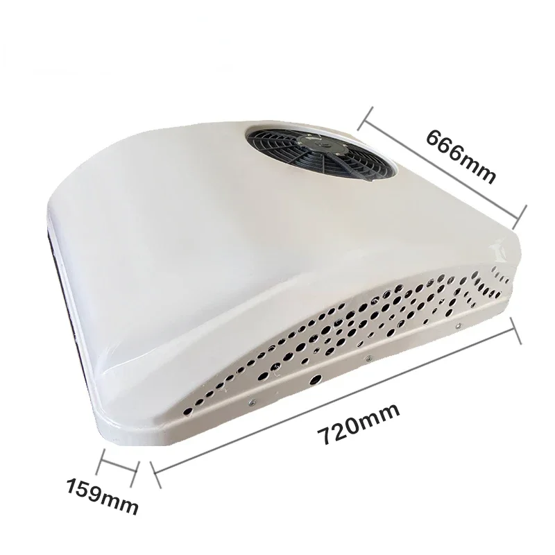 

Rooftop mini heating and cooling air conditioning dc 12v 24v car air conditioner for forklift truck caravan vehicle