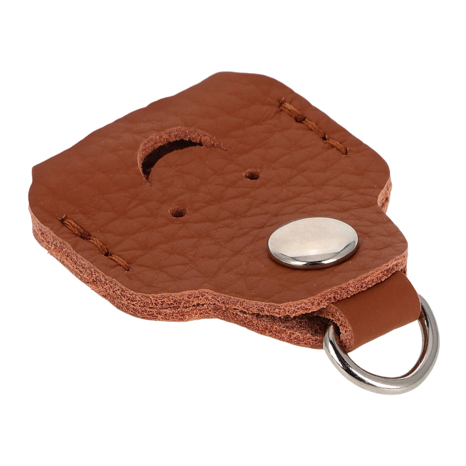 

20pcs Fake Car Key Case Universal Key Fob Holder Protective Sleeve For Keys Light Brown Embossed Handmade Tags Sewing