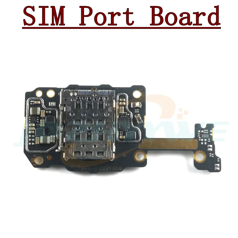 SIM Card Reader Board Dock Connector For Xiaomi Mi 12S Ultra LCD Main Motherboard USB Charging Port Flex Cable Parts