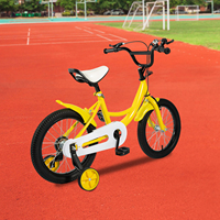 16-inch Children Bicycle Carbon Steel Frame 60kg Load Bearing Capacity Mountain Road Bike for 5-8 Years Old Kids