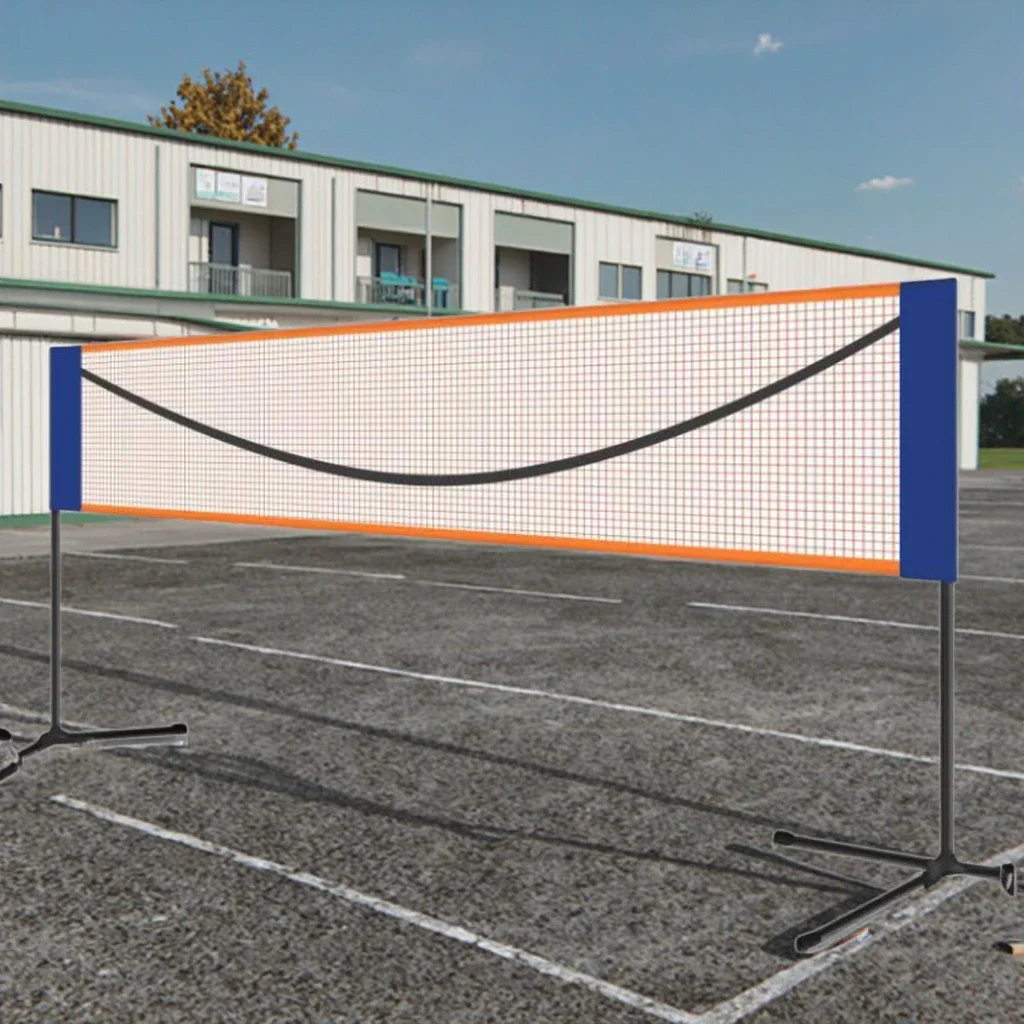 Wholesale Tennis Net Professional Training Competition Volleyball Tennis Badminton Net Portable Multifunctional Movable Net