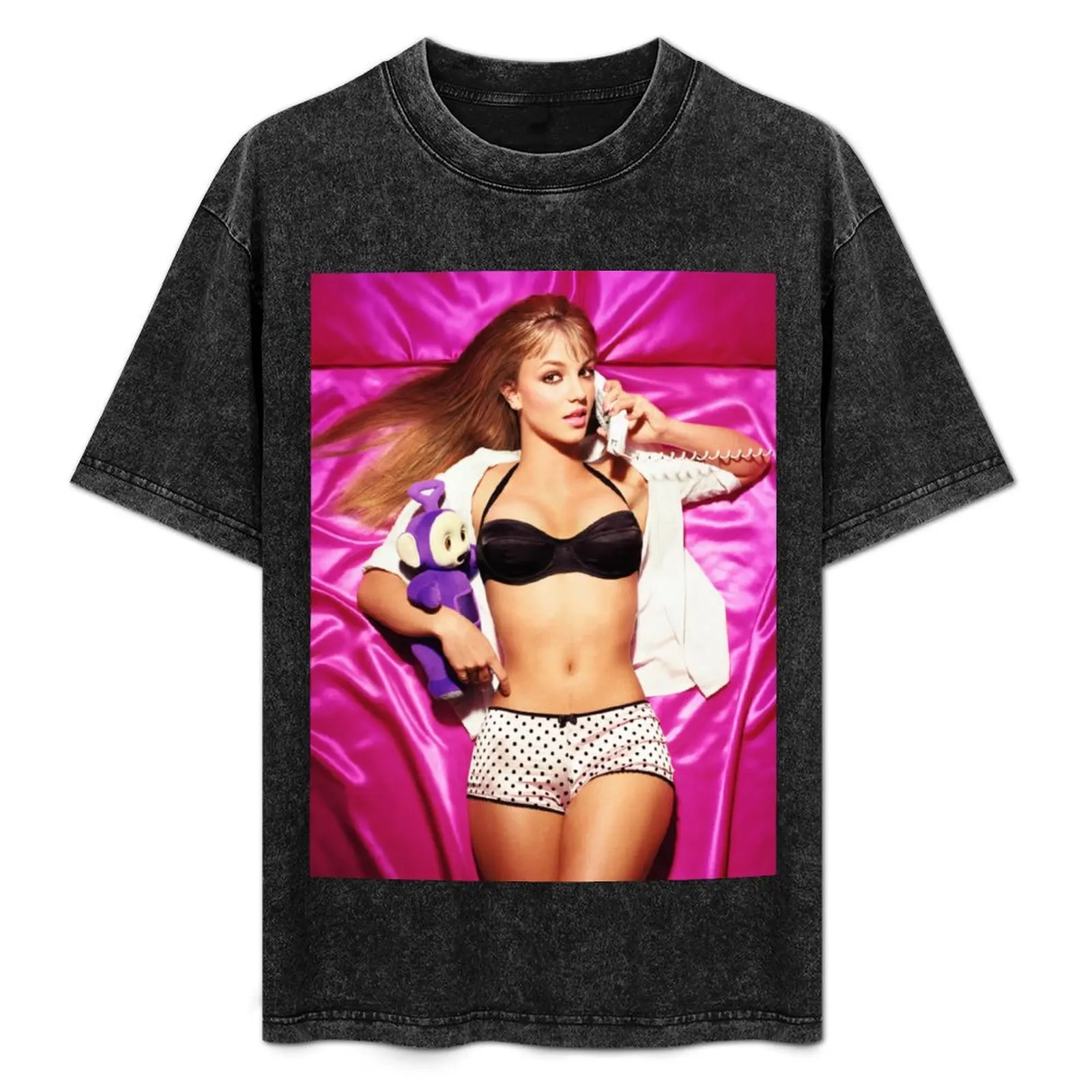 

britney telephone T-Shirt kawaii clothes customs shirts men graphic