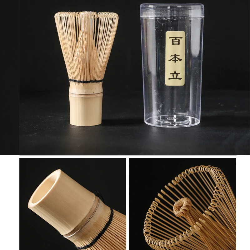 Imagem -05 - Handmade Matcha Chá Fazendo Ferramentas Whisk Japonês Colher Tigela de Vidro Kit Matcha Japonês Tigela Indoor Tradicional Pcs