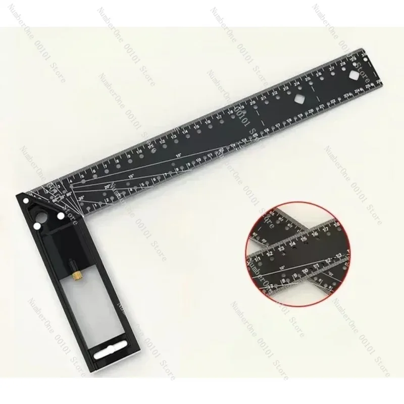 90 ° Multifunctional Right Angle Ruler Carpentry Specific High Precision Industrial Grade Position Marking Thicken Angle Ruler