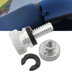 Motorcycle Rear Fender Seat Bolt Screw Nut Kit Mount Knob Cover For Harley Sportster Touring Road Glide Street Softail Dyna CVO