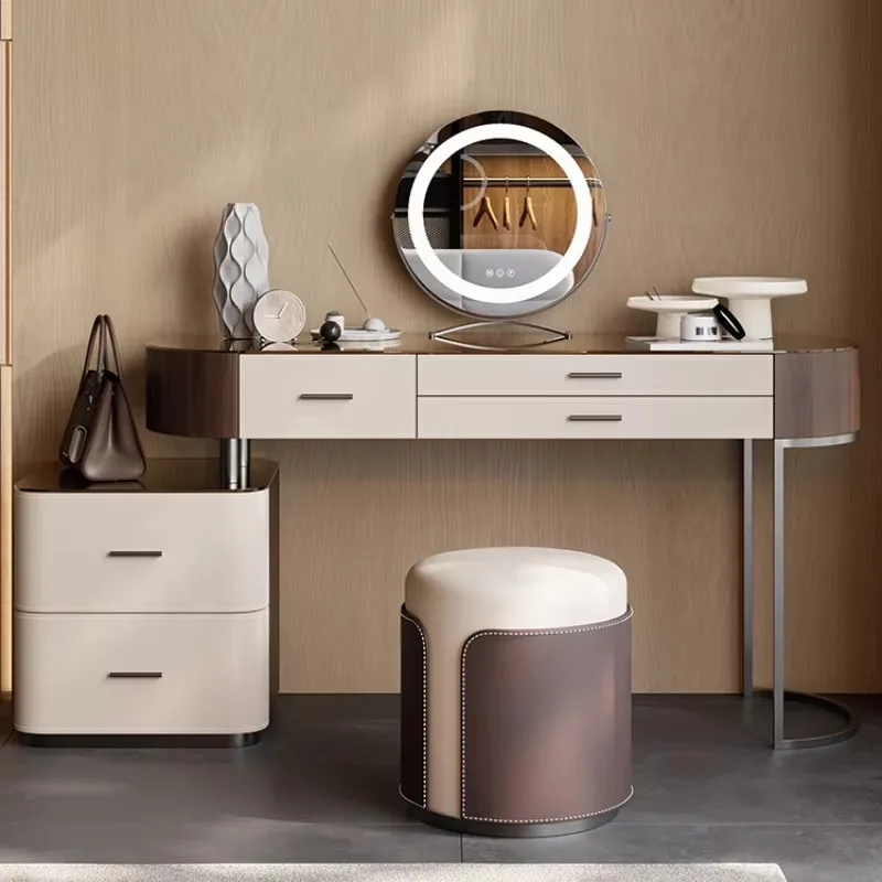 

Women Dressing Makeup Vanity Table Sets Dresser Nordic Bedroom Girls Makeup Table Drawer Mirror Coiffeuse De Chambre Furniture