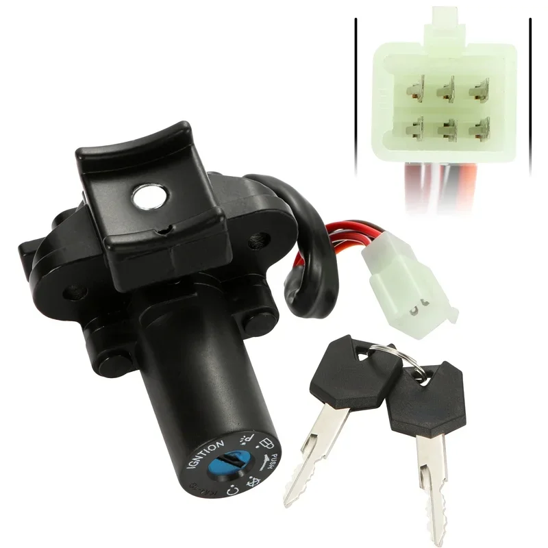 Motorcycle Ignition Switch Lock with Key for Kawasaki KLX125 KLX250SF KLX250 D-Tracker KL250G KLX250S KLX250 KL110 KL250H 97-14