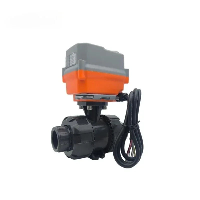 YNTO 220VAC 12V on/off ball valve DC24V stainless steel UPVC valve
