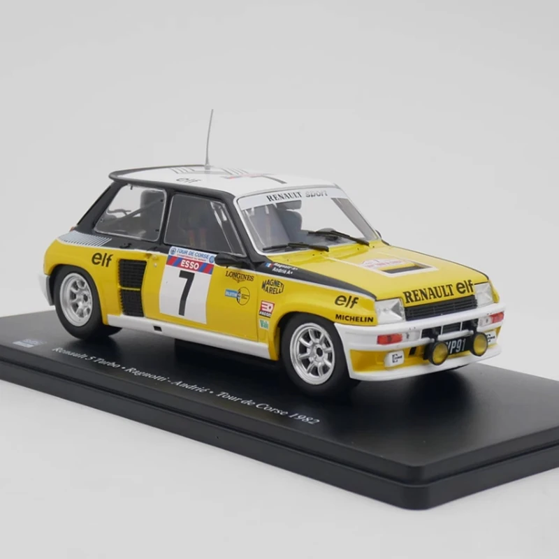 

Diecast 1:24 Scale IXO 5 Turbo WRC 1982 Rally Car Alloy Finished Simulation Model Collection Decoration Gift Toys Static Display
