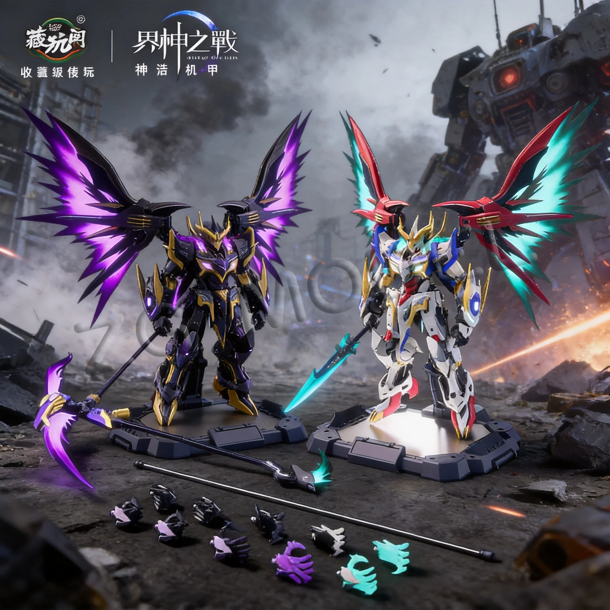 

Cangwan Pavilion God Realm War Mecha,1/100 Baphomet Articulated Assembly ModelHardcore Collector Premium GiftCollectible Premium