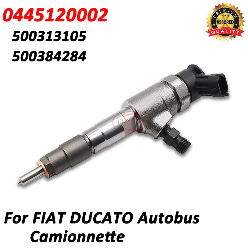 Common Rail Injector 0445120002 Diesel Nozzle 500313105 Sprayer 120002 For FIAT DUCATO Autobus Camionnette 500384284