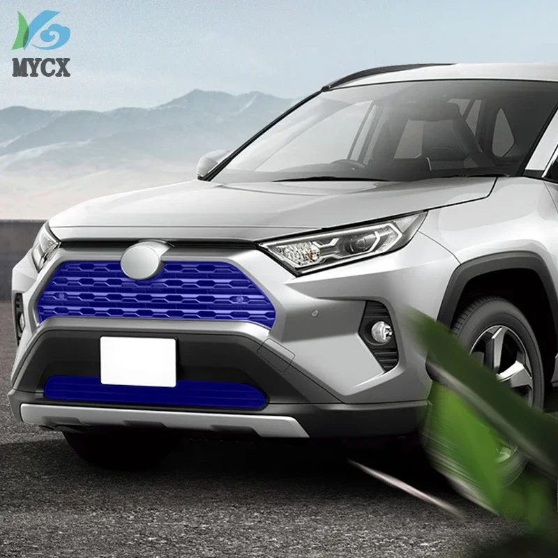 For Toyota RAV4 RAV 4 XA50 2019-2020 Steel Grille Insect Screening Mesh Front Grille Net Cover.