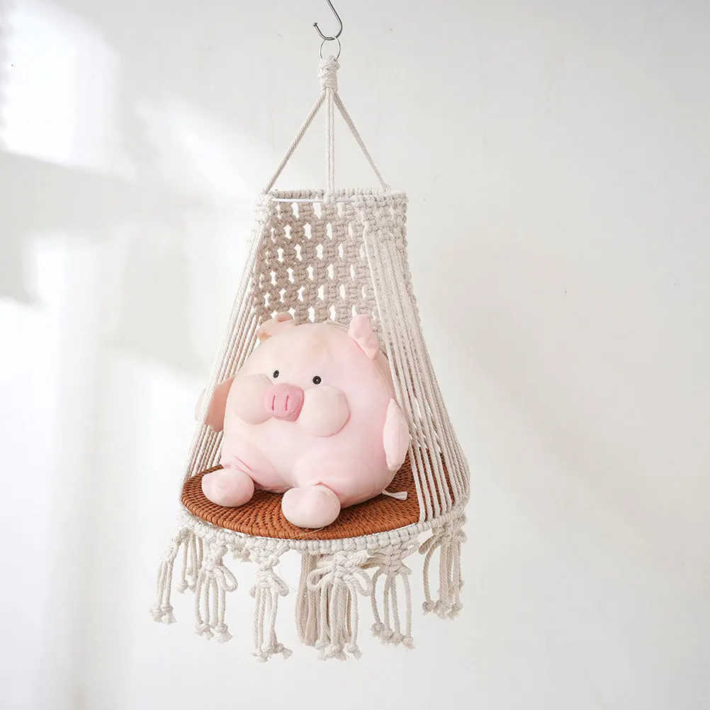 

Cotton Rope Hanging Planter Basket Macrame Plant Hanger Indoor Flower Pot Holder For Home Garden Patio Balcony Hanging