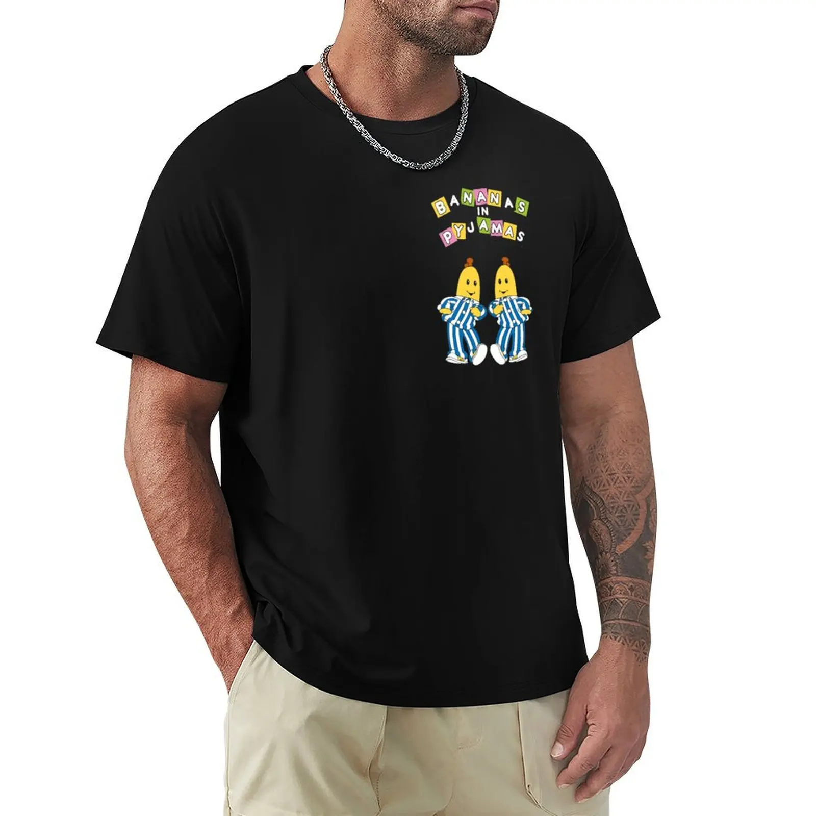 BANANAS in PYJAMAS T-Shirt Work Basic Short Sleeve Top