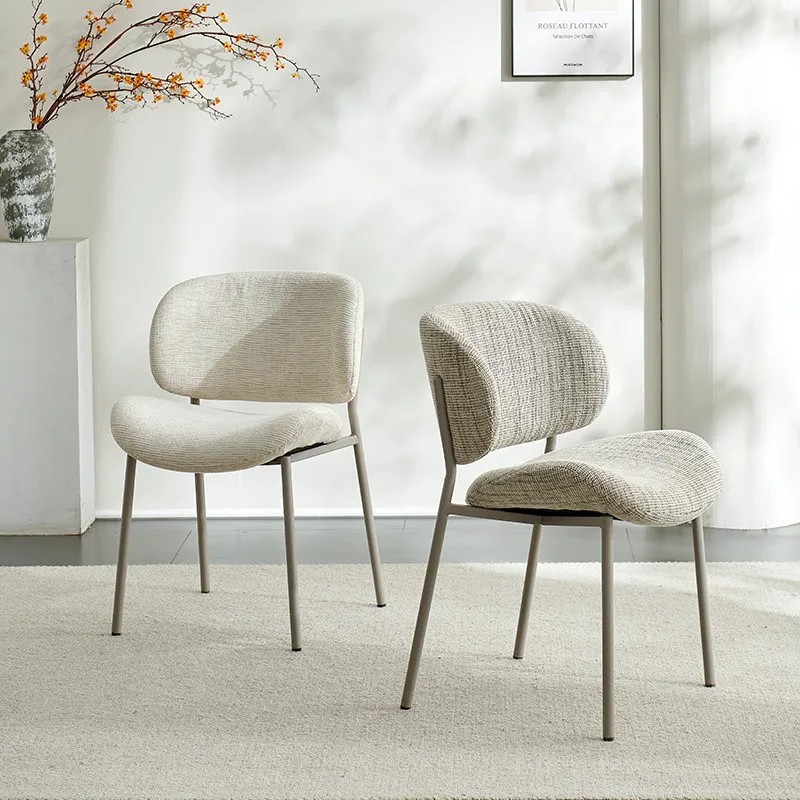Clear Lounge Dining Chairs Comfortable Bedroom Vanity Dining Chairs Replica Mobile Sillas Para Comedor Postmodern Furniture