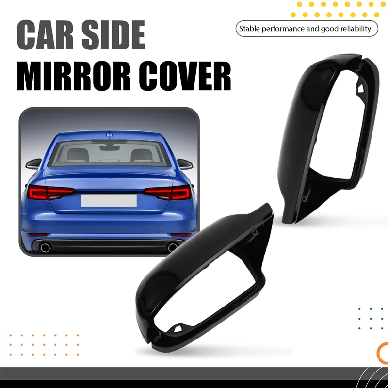 

Side Mirror Cap Housing Cover NEW For A4 S4 B8.5 10-15 A3 S3 11-13 A5 10-16 8F0857527 8F0857528