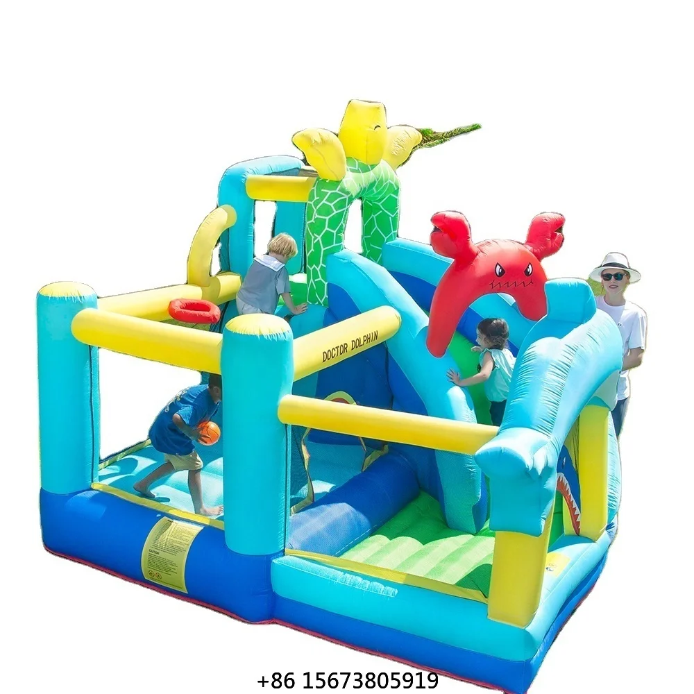 New Design Popular  Bouncy Castle Outdoor Inflatable With Slide Combo Climb Bounce House Castle Jumping Castle for Kids