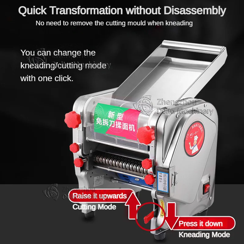 Multifunctional Small Commercial Dough Wrapper Press Machine Flat Round Noodle Ramen Pasta Making Machine With Durable Life