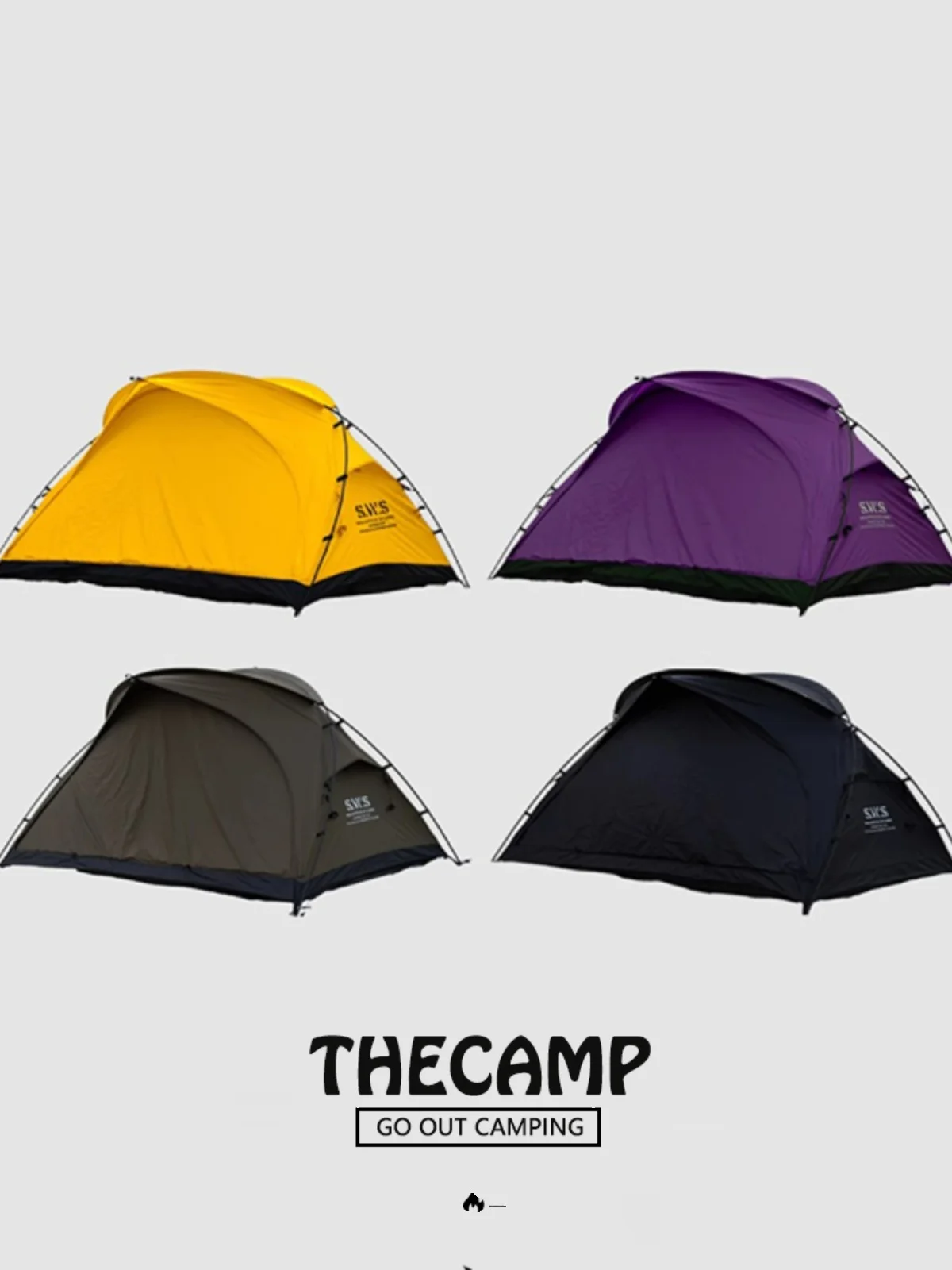 Outdoor Camping Hiking Tent SWS Tent Waterproof Sun Protection Thickened Three Season Lightweight Ball Tent Inner Tent