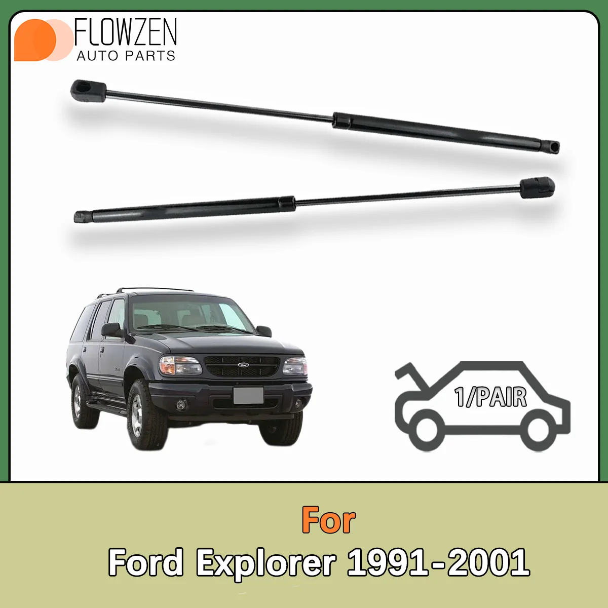 

Передние газовые стойки капота, опорный стержень пружинной планки OE F67Z16C826AB F67Z16B826AA SG404015 для Ford Explorer 1991-2001, опора подъема капота