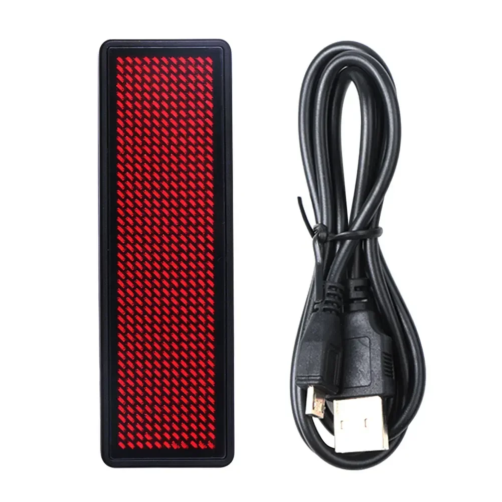 Mini badge numérique LED aste Bluetooth, programmable, message défilant, nom, affichage d'étiquette, langues, bricolage