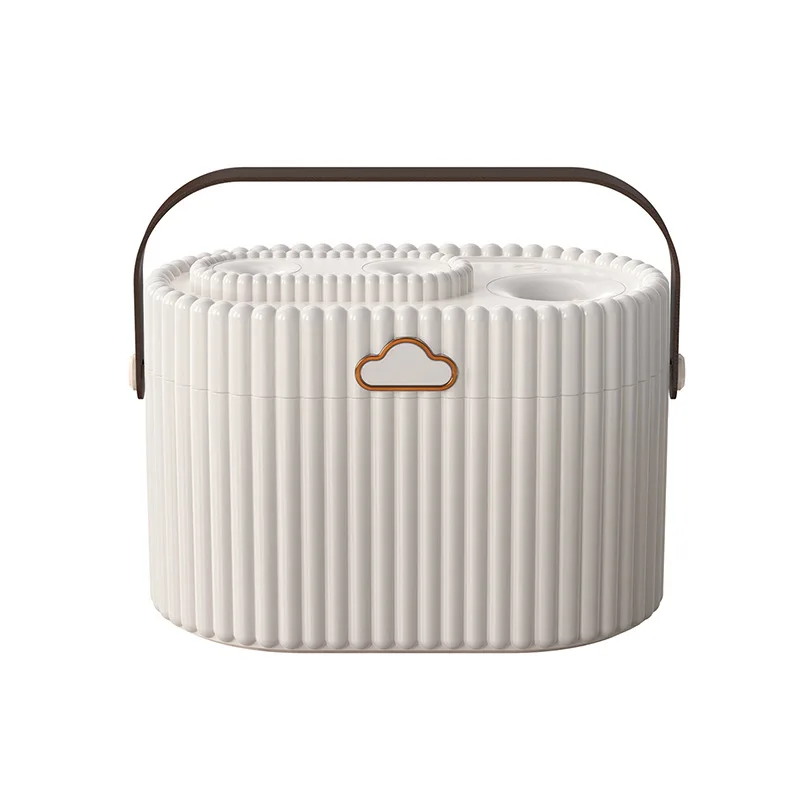 Umidificatore a doppio ugello di grande capacità per la casa e l'ufficio con funzione di aromaterapia USB