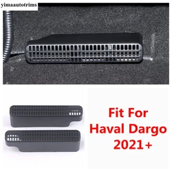 2 uds asiento debajo del suelo aire acondicionado salida de CA cubierta antipolvo accesorios de plástico Kit Interior apto para Haval Dargo 2021 2022