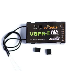 Frsky V8FR-II hv 2.4ghz 8チャンネル受信機はすべてのfrskyモジュールと互換性がありますv8_mode/d_mode