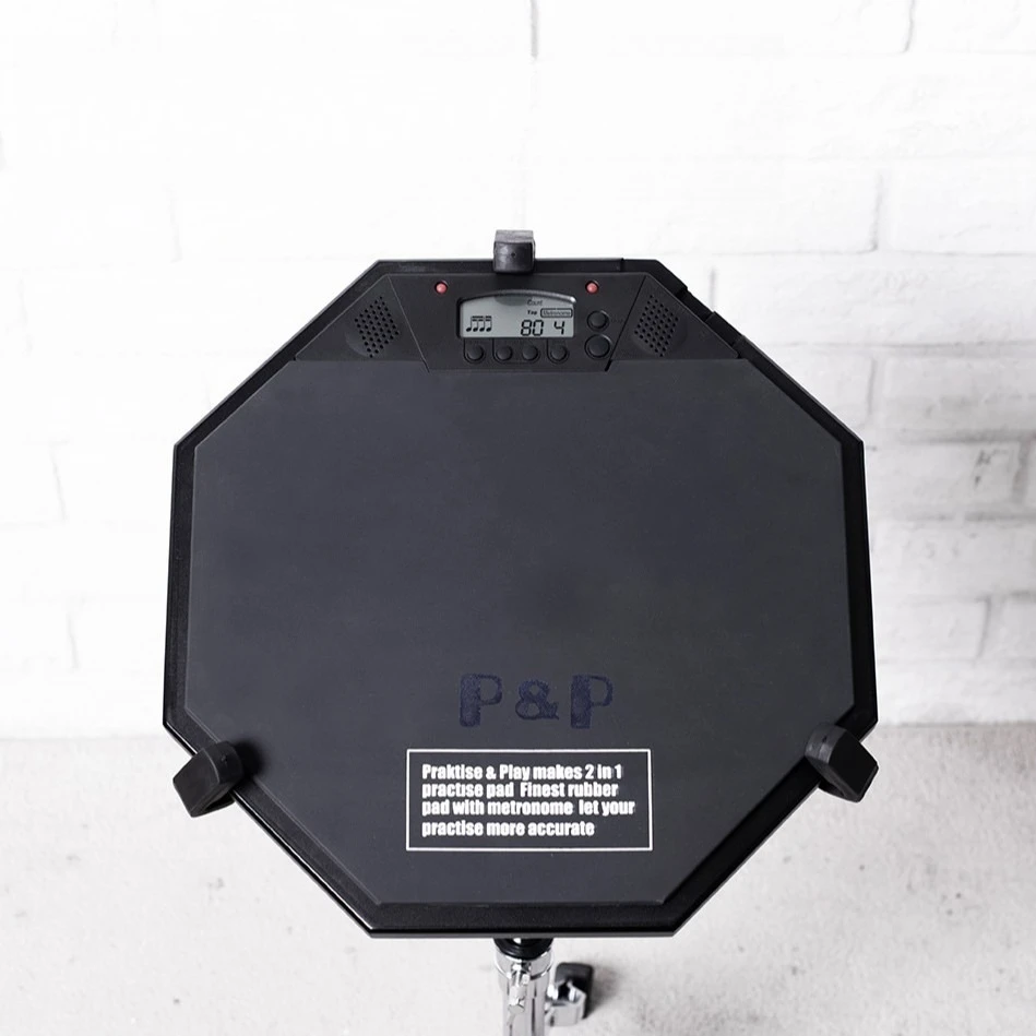Electronic dumb stand sub drum 12 inch dumb drum with metronome pad percussion pad practice