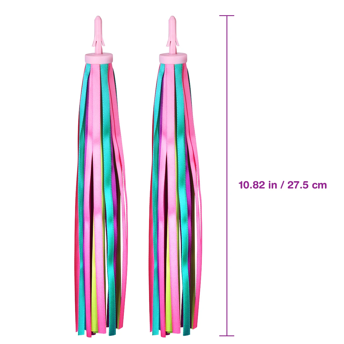 

Children Bicycle Streamers Handlebar Tassel for Kids Bikes Tricycles Scooters Decorative Ribbon Glossy Colorful Durable Premium