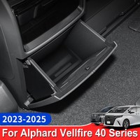 Rear Console Organizer Tray(For 2023-2025 Toyota Alphard/Vellfire 40 Series)TPE Non-Slip Mat Armrest Box Dustproof accessories