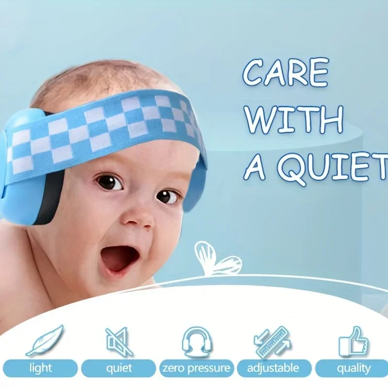 Baby Ear Protection Headphones for Toddler and Infant Noise Canceling Earmuff for Travel Airplane Sleepling