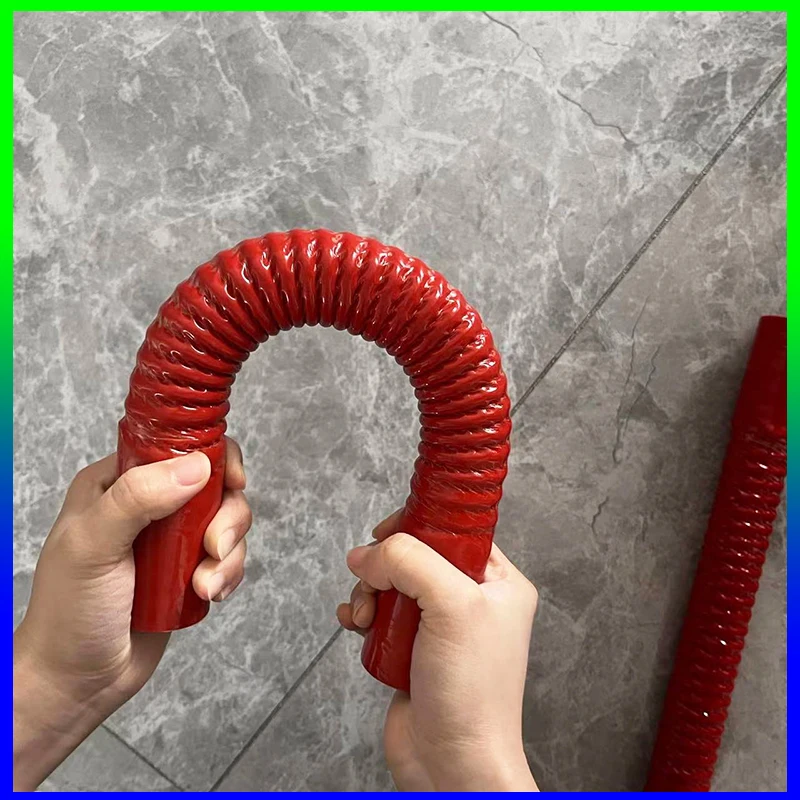 RedUniversal Car Silicone Flexible Pipe Car Radiator Hose Intake Hose Intercooler Tube For High Pressure High Temperature Rubber