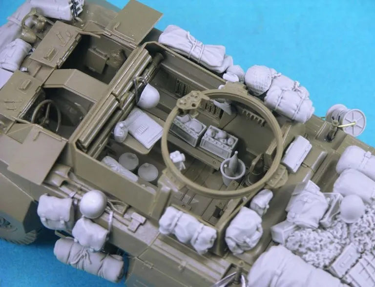 1:35 Scale Resin Die-cast Armored Vehicle Tank Chariot Parts Modification Does Not Include Unpainted Tank Model