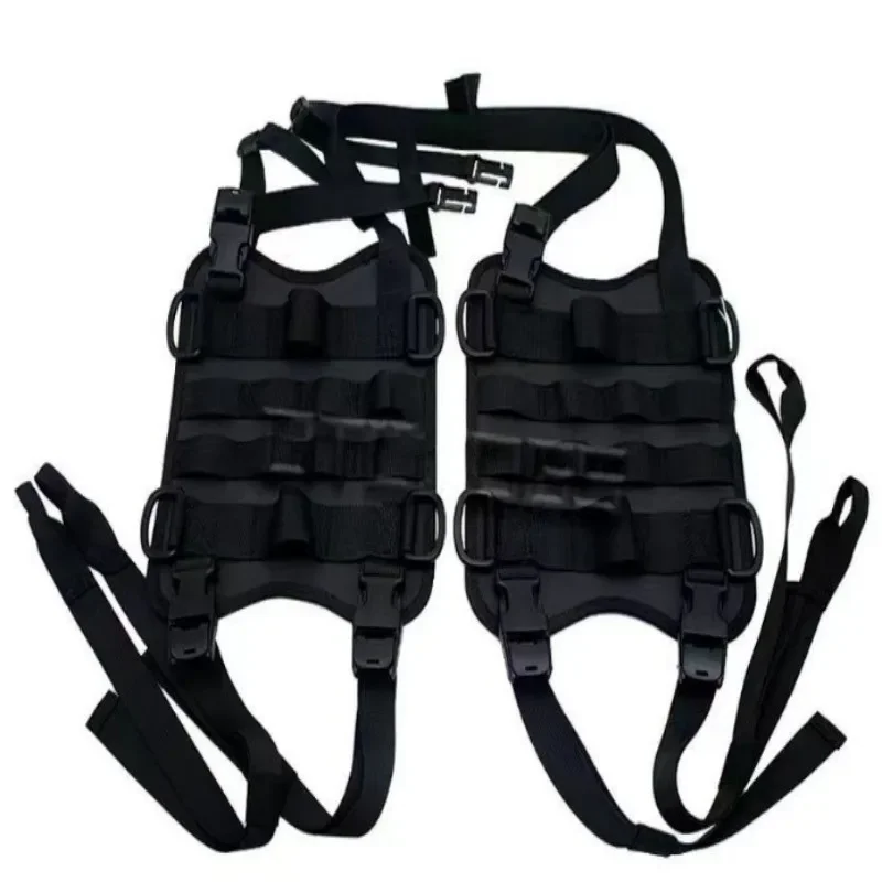 Sturdy Motorcycle Saddle Bag Mounting Base Universal Tank Side Bag Hanging Bracket for Front Load Secure Attachment