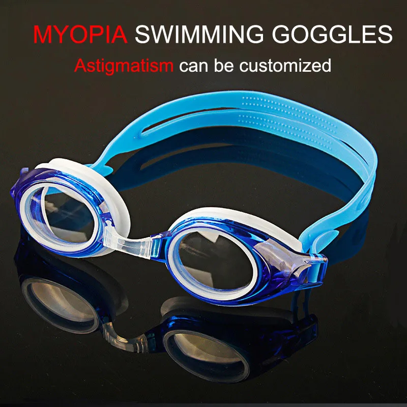 

Men Women Prescription Myopia Swimming Goggles Can Be Customized With Astigmatism Nearsighted Outdoor Sport Eyeglasses