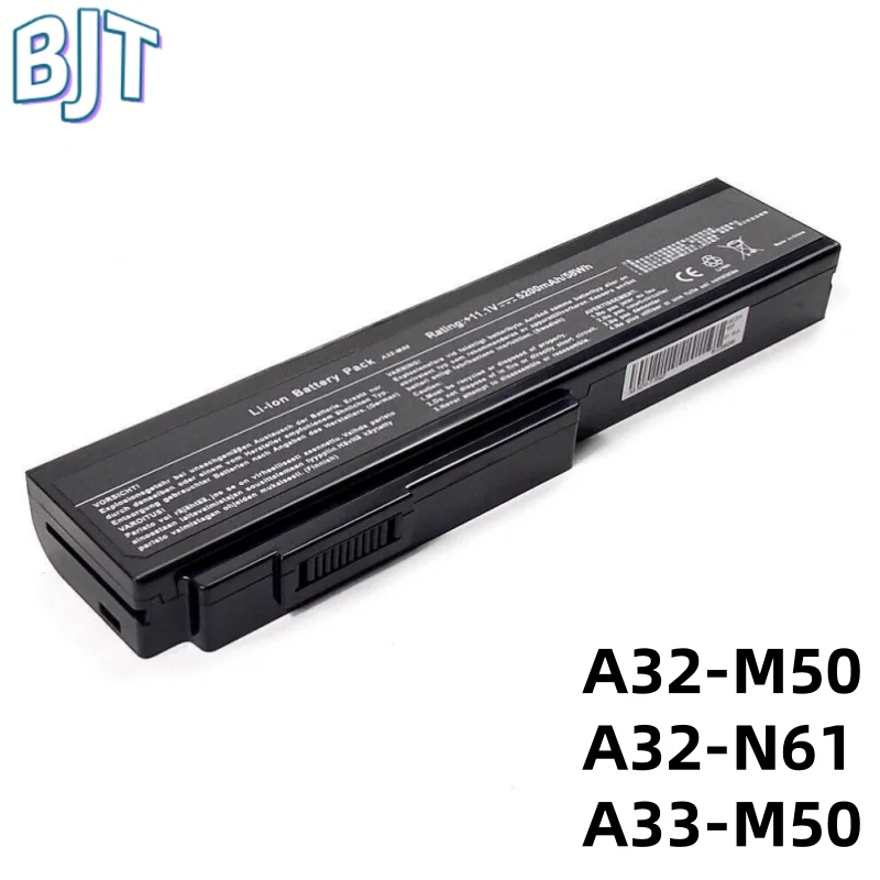 Rechargeable Laptop Battery A32-N61 A33-M50 A32-M50 Li-ion For Asus M50 M60 N53 N53J N53JQ N53S N53SN N61J N61JQ N61JV N53SV