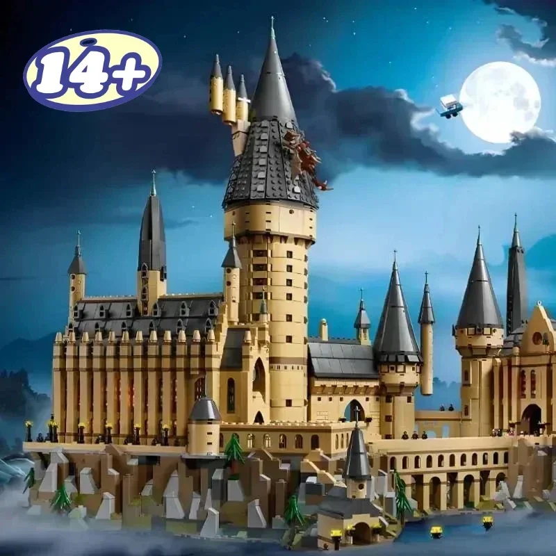 En Stock serie de películas escuela de magia Compatible Legoing 71043 Castillo bloques de construcción juguetes para niños regalos de navidad y cumpleaños