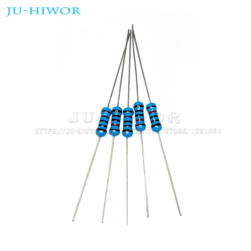 50 Uds 0,5 W 1/2W 1% resistencia de película metálica 10 22 33 47 51 62 75 82 91 100 220 470 1K 10K 100K 220K 2,2 4,7 22 47 100 220 470 R ohm