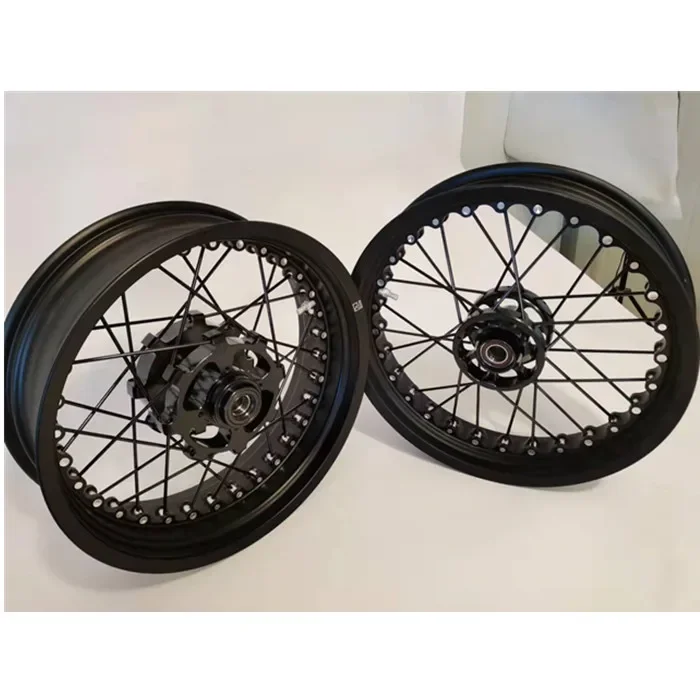 Motorcycle Aluminum Anodized R 1200 GS Adventure Tubeless Road Wheel Set For BMW