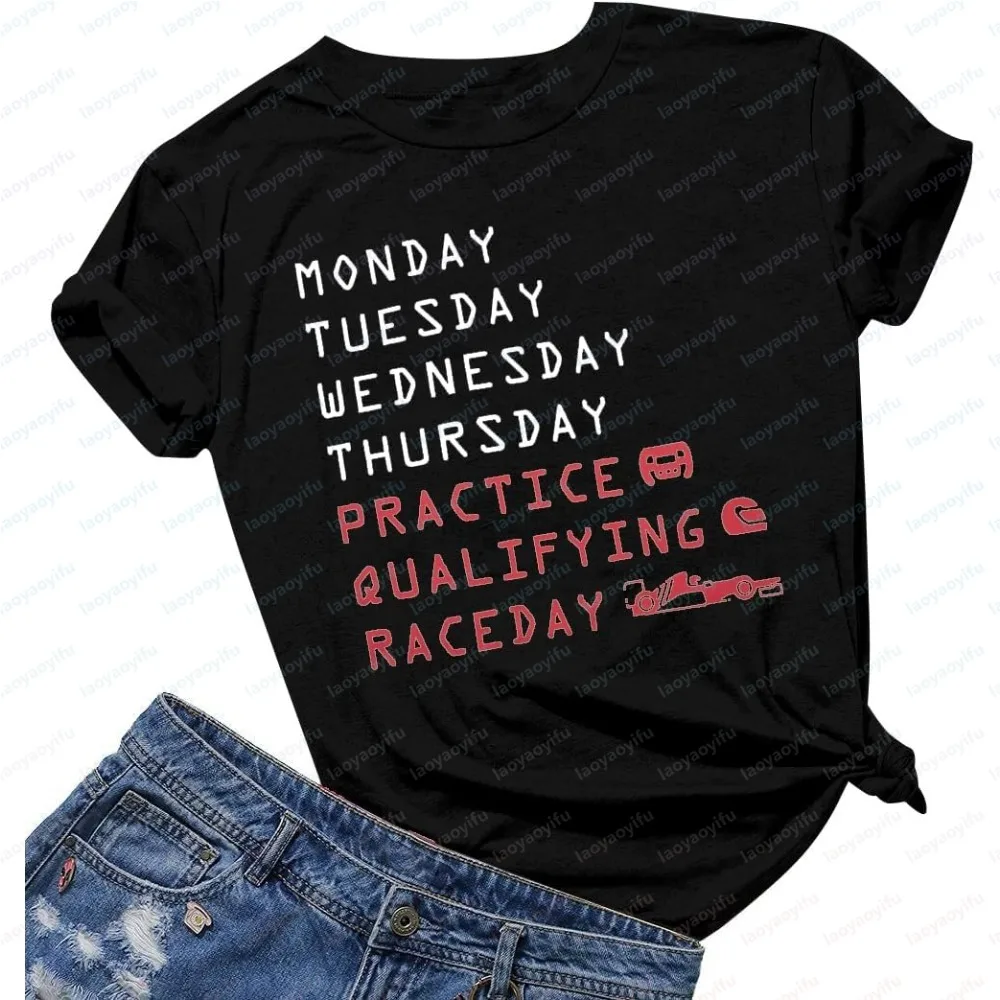 Fashion Racing Cars Car Lover Graphic Lightweight Comfortable Tee for Summer Women T-Shirt  Short SleeveHoliday and Daily Wear
