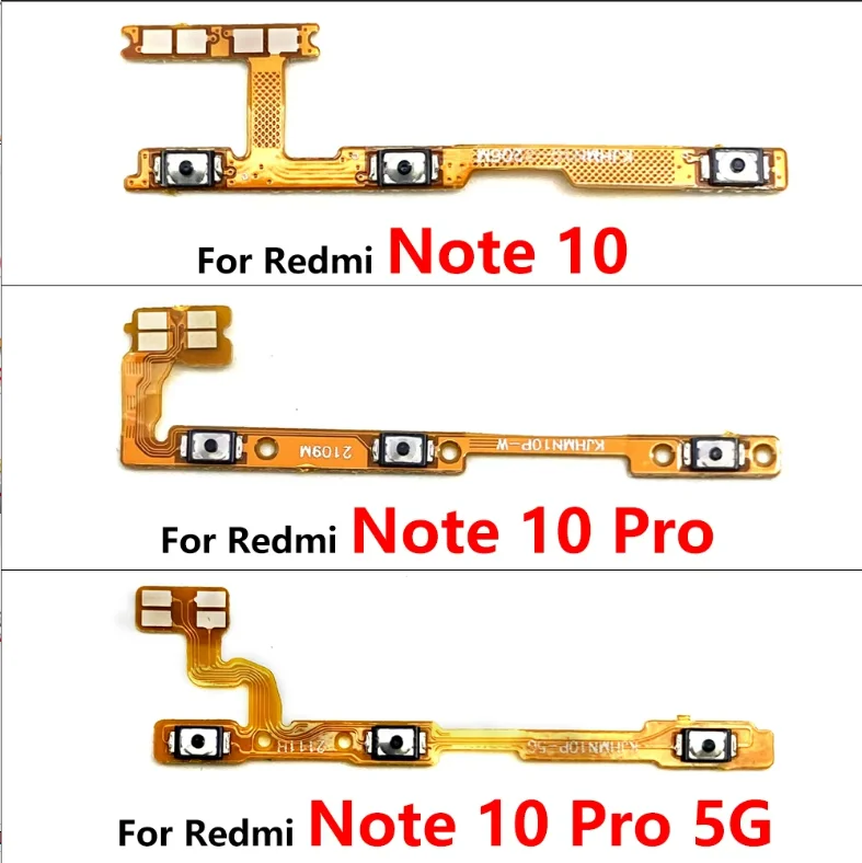60 قطعة ، تشغيل وإيقاف حجم الجانب زر مفتاح فليكس ل Redmi ملاحظة 5 6 7 8 8T 9 9S 10 10S 10T 12S 11 12 13 14 11E Pro 4G 5G Plus