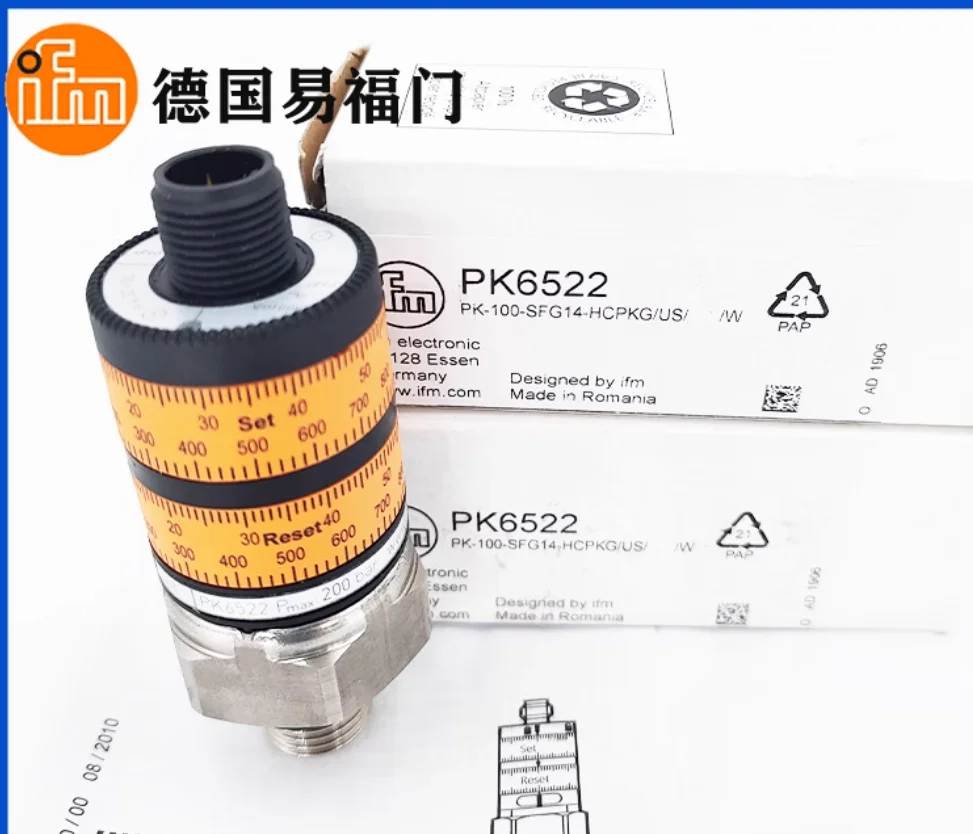 IFM Original Pressure Sensor PK6734 PK6220 PK6224 PK7520 PK7521 PK6732 PK6523