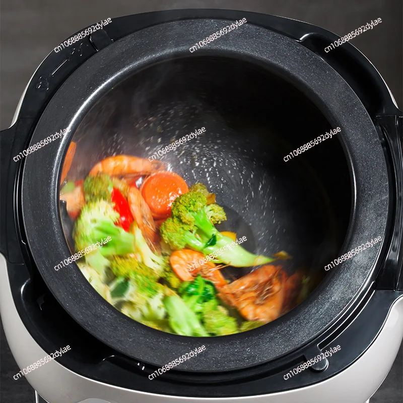 Multi Cooker Full Automatic Intelligent Cooker Stir Frying Cooking Machine Non-stick Cooking Wok Pot Touch Panel Cooker Robot