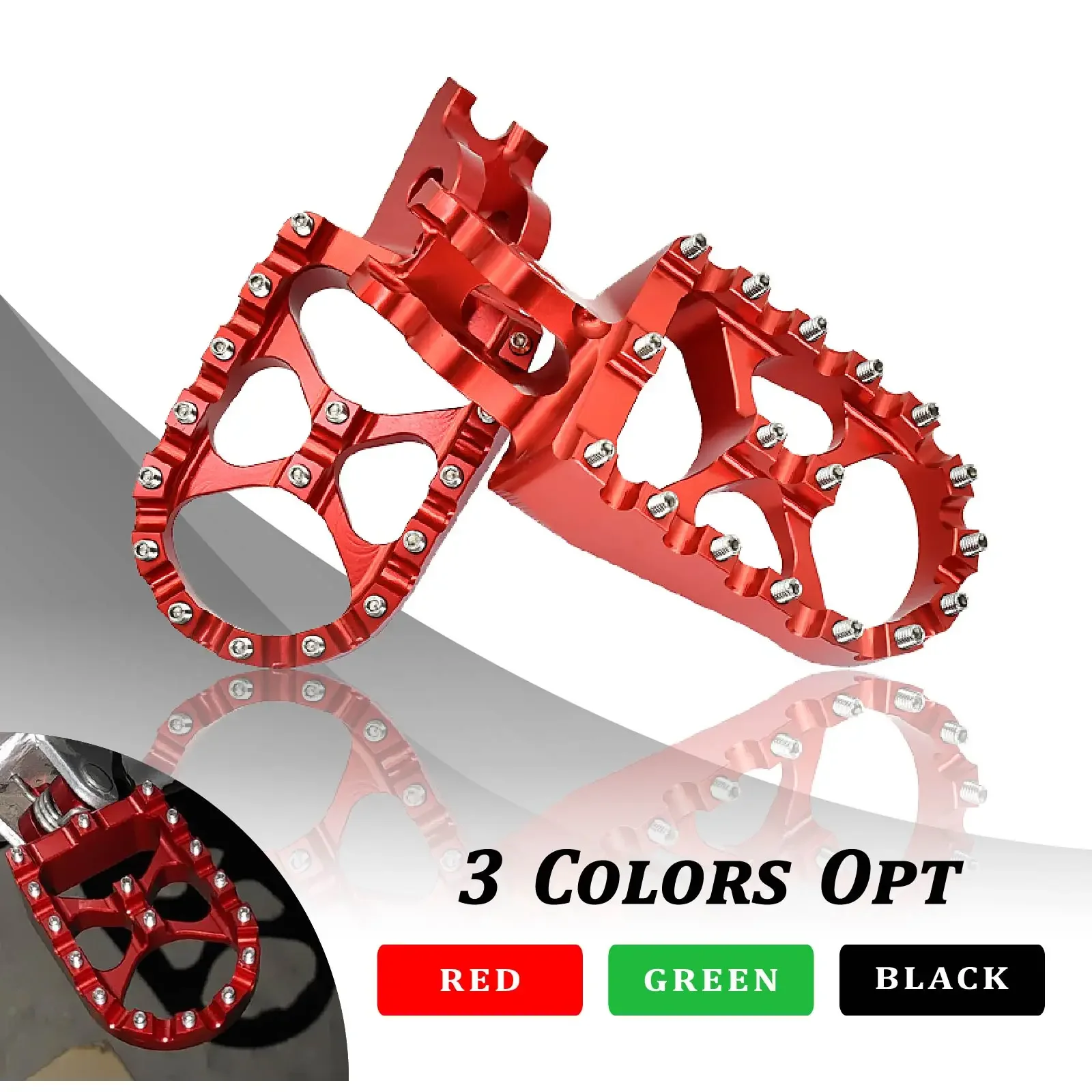 

Motorcycle CNC FootRest Footpegs Foot Pegs Pedals For HONDA CR 125 250 150R CR250R CRF 150R 250R 450R 250 450 X RX L M 2002-2023